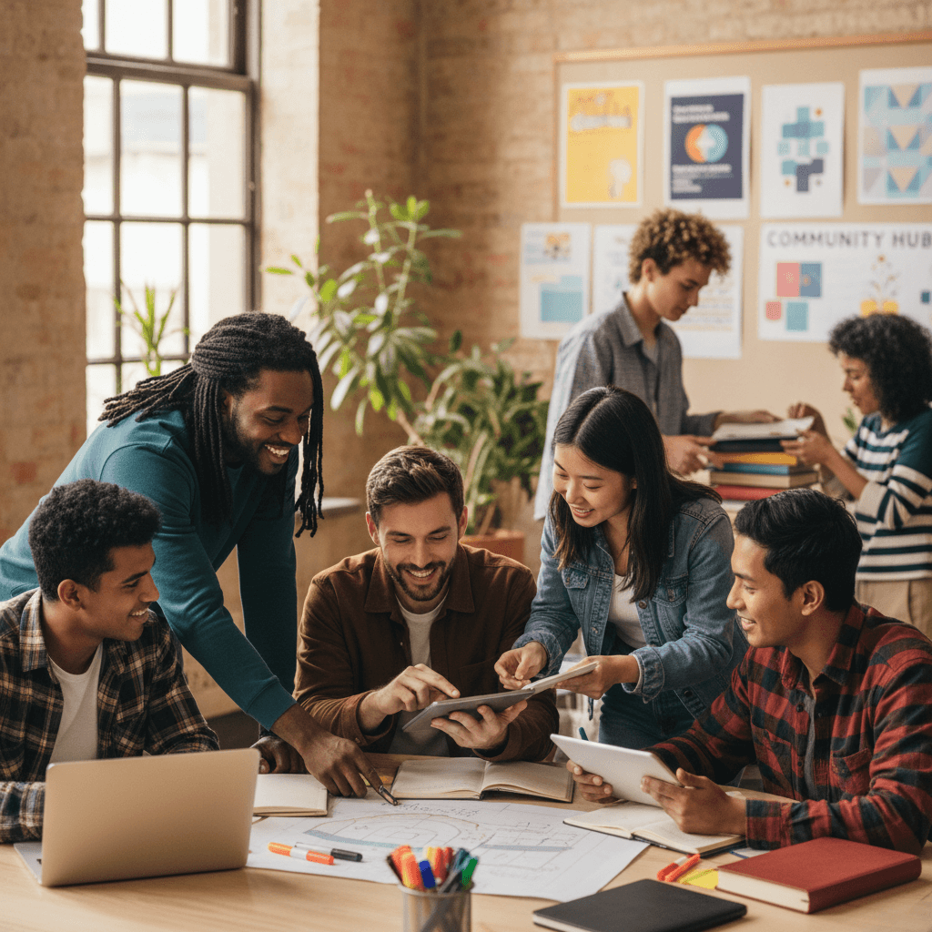 Youth building professional behavior and communication