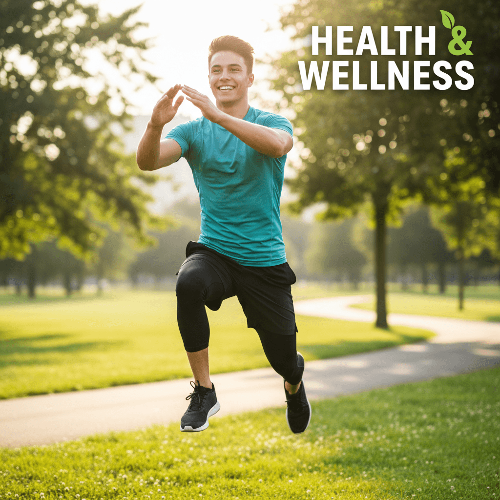 Youth engaged in physical fitness activity