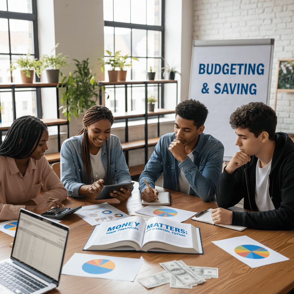 Financial literacy workshop with youth