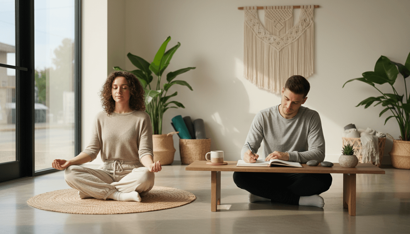 Health and wellness activity during personal development workshop