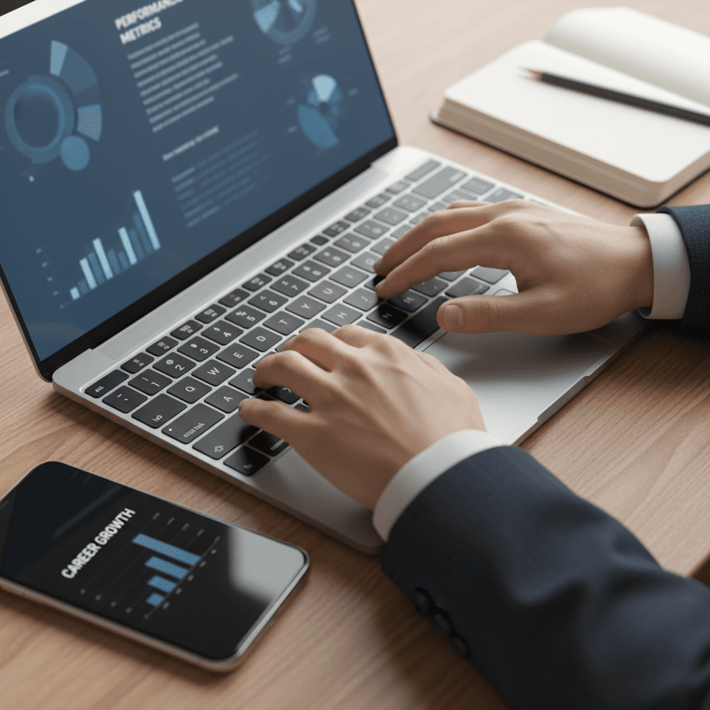 Youth working on resume with mentor guidance at laptop