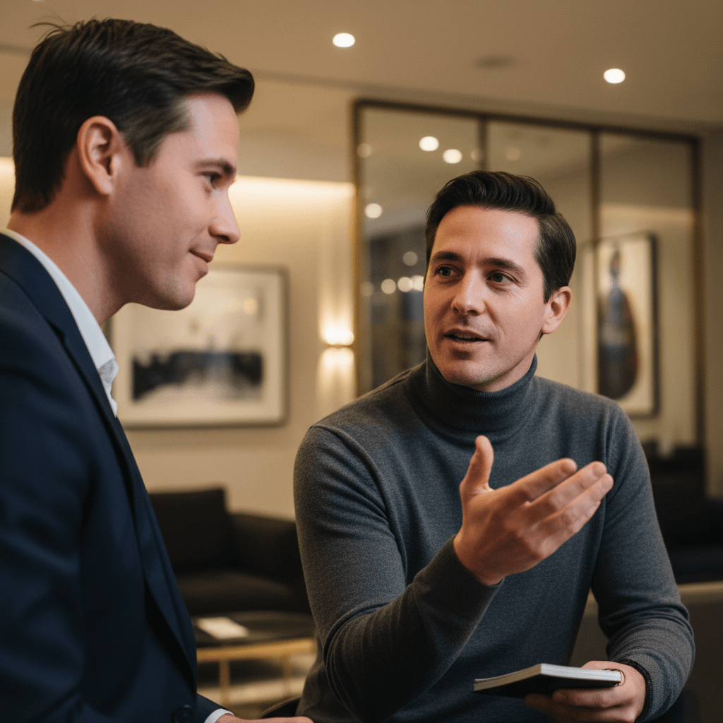 Youth connecting with professionals through mentor's network