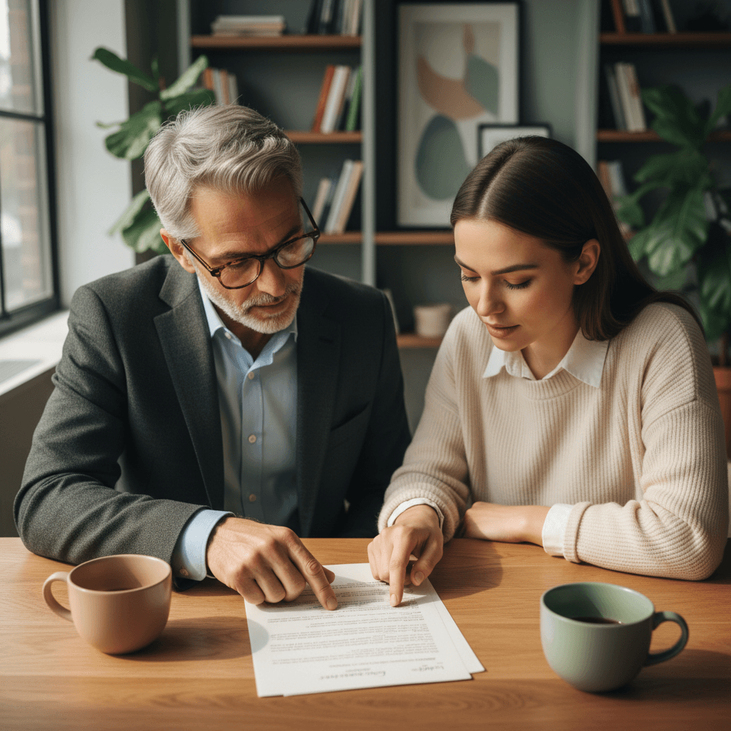 Mentor helping youth develop practical life and job skills