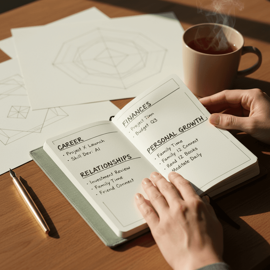 Mentor and youth creating a personalized growth and goal plan