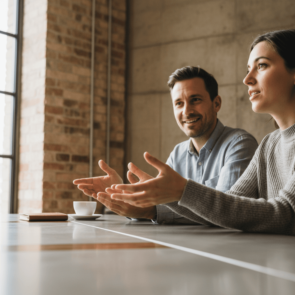 One-on-one mentorship session between mentor and youth